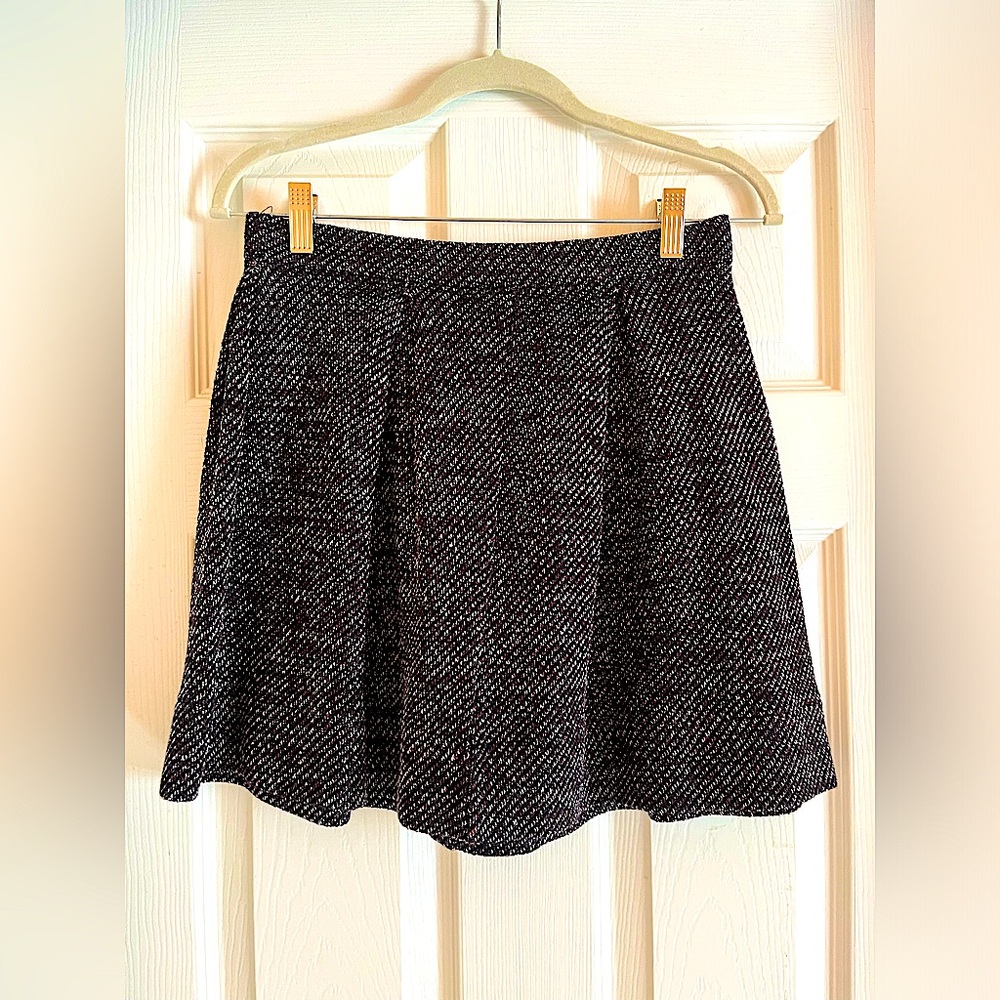 NWOT Madewell tweed woven mini skirt